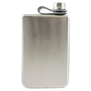 8oz Trekking Silver Hip Flask