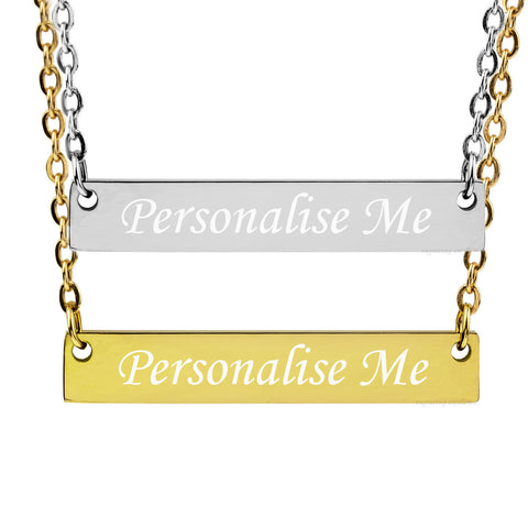 Personalised Bar Necklaces